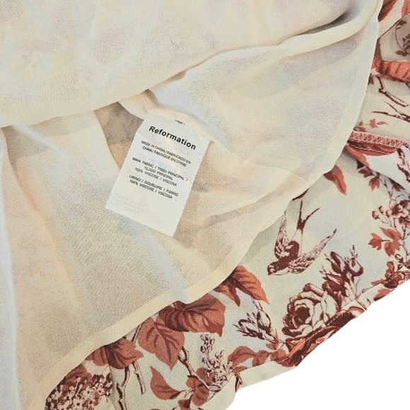 Reformation Violeta Dress Toile De Jouy - Picture 9 of 11